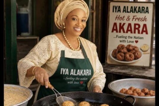 Second Term: PBAT Media Center Makes Remi Tinubu ‘Poster Lady’ With Her ‘Akara Concept’ Senator Oluremi Tinubu...the 'Iya Alakara'...
