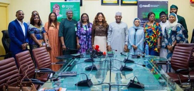 Minister of Education and NIMC officers