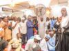 Odidiomo Visits Sabo Muslim Community In Ibadan, Donates ₦10m Hon. Adedeji Dhikrullahi Olajide Odidiomo, right, delivering his message after Friday's prayers....