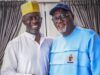 Odidiomo Hosts APM’s Guber Candidate, Adekanmbi, Running Mate In Ibadan Rt. Hon. Adedeji Dhikrullahi Stanley Olajide Odidiomo, right, with Hon Bimbo Adekanmbi...