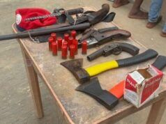 Police Arrest 11 Suspected Cultists In Oyo, Recover Guns, Axes