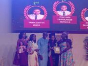 2026 Valedictory Service: Oladunni Obafolakemi Motilola Is Most Outstanding Graduand At Valencia College Ibadan Oladunni Obafolakemi Motilola, with her proud parents and others at the valedictory service...