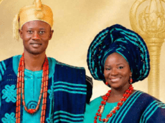 All Set For 32-Year-Old University Of Ilorin Alumnus To Become Owa Of Ayegbaju-Ekiti Adewale Oluwatosin Adewole, with wife, Omobolaji Oluwatoyin Adewole...