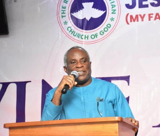 RCCG 3 Prof. Jesse Abiodun Otegbayo, the CMD of UCH during the thanksgiving service on Sunday...