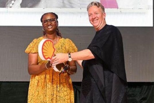 Elohor Assumes Role As Shell Bids Farewell To EVP Nigeria/Country Chair, Marno Marno de Jong, outgoing Executive Vice President Nigeria and Country Chair, Shell Companies in Nigeria (SCiN), hands over leadership to Elohor Aiboni, incoming Executive Vice President Nigeria and Country Chair, SCiN, at Eko Hotel & Suites, Lagos…