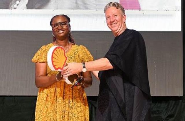 Shell Image Marno de Jong, outgoing Executive Vice President Nigeria and Country Chair, Shell Companies in Nigeria (SCiN), hands over leadership to Elohor Aiboni, incoming Executive Vice President Nigeria and Country Chair, SCiN, at Eko Hotel & Suites, Lagos…