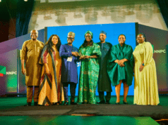 Shell Acknowledged For Landmark Achievements At NOG Energy Awards …Joseph Mordi, General Manager, Wells & Geoscience Operations, Shell Nigeria Exploration and Production Company Limited (SNEPCo), alongside other Shell leaders, receives an award from the Special Adviser to the President on Energy, Olu Verheijen, during the NNPC Awards Night and Dinner at the 2026 Nigeria Oil and Gas (NOG) Conference and Exhibition in Abuja…
