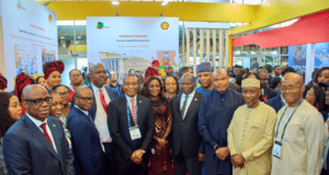 History As Shell Tells Nigeria Story In exhibition At NOG 2026 The Minister of State for Petroleum Resources (Oil), Senator Heineken Lokpobiri; the Minister of State for Petroleum Resources (Gas), Ekperikpe Ekpo; the Special Adviser to the President on Energy, Olu Verheijen; the Group Chief Executive Officer of the Nigerian National Petroleum Company Limited (NNPC Ltd.), Bayo Ojulari; alongside Shell leaders and other dignitaries, at the Shell booth during the ministerial tour of the 2026 Nigeria Oil and Gas (NOG) Conference and Exhibition in Abuja…