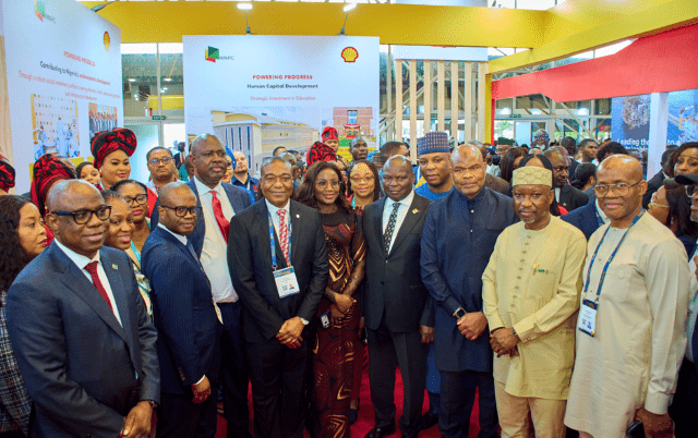 Shell image The Minister of State for Petroleum Resources (Oil), Senator Heineken Lokpobiri; the Minister of State for Petroleum Resources (Gas), Ekperikpe Ekpo; the Special Adviser to the President on Energy, Olu Verheijen; the Group Chief Executive Officer of the Nigerian National Petroleum Company Limited (NNPC Ltd.), Bayo Ojulari; alongside Shell leaders and other dignitaries, at the Shell booth during the ministerial tour of the 2026 Nigeria Oil and Gas (NOG) Conference and Exhibition in Abuja…