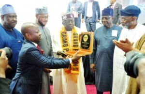 Tinubu Tasks Media On Need To Always Put Nigeria First President Bola Tinubu and others at the event...