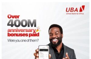 Bumper Account Anniversary Bonus: UBA Rewards Customer Loyalty With Over ₦400 Million