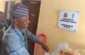 UI Vet. Medicine Class Of 1998/99 Renovates Toilet Facilities, Reaffirms Commitment To Giving Back