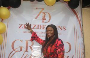Photos: Glamour, Glitz As Zeez Designs Commissions New Outlet In Ibadan ...Jumoke Azeez...in her own peculiar world of Zeez Designs...