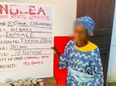 NDLEA Arrests 101-Year-Old Woman, Intercepts Cocaine In Fufu