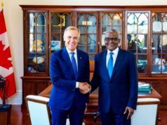High Expectations As Dangote, Canada’s Prime Minister Discuss Investment Partnerships Aliko Dangote, right, with Canada’s Prime Minister, Mark Carney...