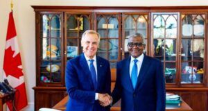High Expectations As Dangote, Canada’s Prime Minister Discuss Investment Partnerships Aliko Dangote, right, with Canada’s Prime Minister, Mark Carney...
