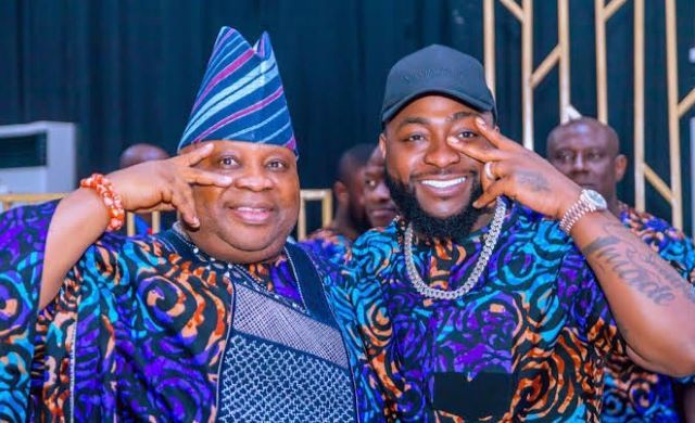 Davido with Gov Adeleke