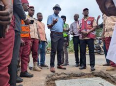 OYRTMA Moves To Save Lives, Replaces Stolen Manhole Covers With Concrete In Ibadan