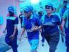 Fitness Drive: Obasanjo Leads Ogun Senior Citizens On 2.5km Walk In Abeokuta ...former President Olusegun Obasanjo, middle, with others during the walk...