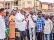 Adedeji Odidiomo Visits Ibadan Community’s Abandoned Bridge, Makes Promises Hon. Adedeji Dhikrullahi Olajide Odidiomo with others during the visit to the affected community...