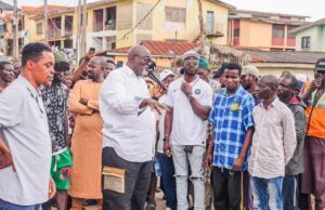 Adedeji Odidiomo Visits Ibadan Community’s Abandoned Bridge, Makes Promises Hon. Adedeji Dhikrullahi Olajide Odidiomo with others during the visit to the affected community...