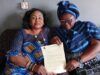 Loss Of Mother: Oyo TESCOM Boss Pays Condolence Visit To Zone 1 Permanent Secretary Mrs. Olubukola Oladipo, JP, right, with Mrs Gbemisola Beyioku...