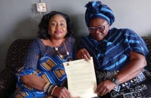 Loss Of Mother: Oyo TESCOM Boss Pays Condolence Visit To Zone 1 Permanent Secretary Mrs. Olubukola Oladipo, JP, right, with Mrs Gbemisola Beyioku...