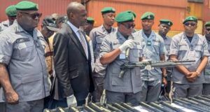Customs Seizes 204 Pump-Action Rifles, Hands Over Smuggled Rifles To NCCSALW