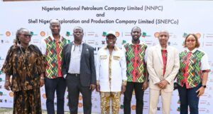 As Badagry Hosts Latest Outreach, Over 10,000 Benefit From NNPC/Shell Vision First Initiative …a cross-section of representatives from NNPC, Shell, the Lagos State Ministry of Health, and the Badagry Local Government during the flag-off ceremony of the NNPC-Shell Vision First Initiative in Badagry…