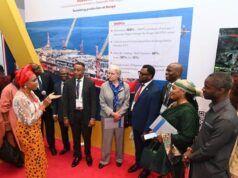 We Are Still Focused On Supporting Nigeria’s Energy Journey – Shell …Abidemi Belgore, Senior Production Geologist, Shell Nigeria Exploration and Production Company Limited (SNEPCo), conducting dignitaries round the Shell exhibition booth at the 2026 Nigeria Annual International Conference and Exhibition (NAICE), the premier annual gathering of the Society of Petroleum Engineers (SPE) Nigeria Council, held at Eko Hotel & Suites, Lagos…