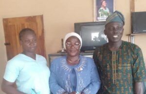 Oriire: Oyo TESCOM Chairman, Other Officials Visit Victims, Promises Made ...the Chairman Teaching Service Commission, Mrs Olubukola Oladipo, middle...