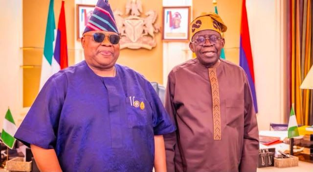Tinubu with Adeleke 1