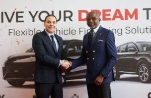 Flexible Vehicle Financing Solutions: UBA Partners Mikano Motors …General Manager, Mikano Motors, Tarek Mostafa and Executive Director, Personal and Business Banking, United Bank for Africa, Chidi Okpala during a partnership signing ceremony between both parties, themed: ‘Drive Your Dreams Today’, a Flexible vehicle financing solutions, at the Mikano Showroom in Victoria Island, Lagos…