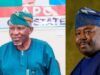 Senator Alli Congratulates Former-Oyo APC Chair, Moshood Abas @77 Alhaji Moshood Abas, Senator Sharafadeen Alli...