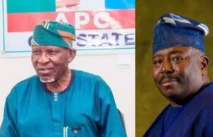 Senator Alli Congratulates Former-Oyo APC Chair, Moshood Abas @77 Alhaji Moshood Abas, Senator Sharafadeen Alli...