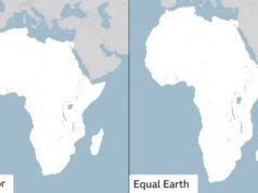 History Recorded As UN Adopts Proposal For New World Map Showing Africa’s True Size UN adopts proposal for new world map showing Africa’s true size… The Mercator projection is the map widely used across the globe but inaccurately depicts the sizes of countries and continents. CREDIT: BBC