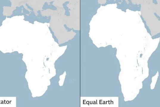History Recorded As UN Adopts Proposal For New World Map Showing Africa’s True Size UN adopts proposal for new world map showing Africa’s true size… The Mercator projection is the map widely used across the globe but inaccurately depicts the sizes of countries and continents. CREDIT: BBC