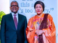 Aliko Dangote: Our Refinery’s IPO Reflects Our Long-Term Commitment To Africa’s Industrial, Economic Transformation ...Aliko Dangote, left...