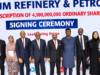 History Recorded As Dangote Refinery Launches Landmark IPO, Targets 10 Million Subscribers L-R: Group Vice President, Oil & Gas and Fertiliser, Dangote Industries Limited, Devakumar Edwin; Group Executive Director, Commercial Operations, Cement and Foods Businesses, Dangote Industries Limited, Mariya Aliko-Dangote; Chairman, Heirs Holdings, Tony Elumelu; President/CE, Dangote Industries Limited, Aliko Dangote; Founder, Zenith Bank Plc, Jim Ovia; Former Minister of Industry, Trade and Investment, Otunba Niyi Adebayo; Founding partner, Banwo & Ighodalo, Asue Ighodalo; Group Executive Director, Commercial Operations, Oil & Gas, Fertiliser and WAEP, Fatima Aliko-Dangote and Group Vice President, Business Units, Dangote Industries Limited, Olakunle Alake, at the signing ceremony of Dangote Petroleum Refinery & Petrochemicals FZE Initial Public Offering (IPO) in Lagos on Monday, September 7, 2026…