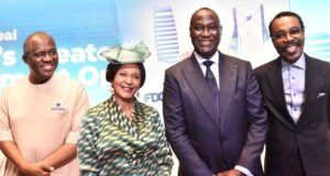 Role As Catalysts for Africa’s Economic Growth: AFC, Industry Leaders Hail Dangote Investments L-R: Chief Economist, Dangote Industries Limited, Dr. Hassan Mahmud; Lady Maiden Alex-Ibru; Chairman of Occasion/ Special Guest of Honour, Samaila Zubairu; Key Note Speaker Session 1, Bismarck Rewane; During THE REAL DEAL: AFRICA'S GREATEST INVESTMENT OPPORTUNITY, Sponsor by Dangote Industry Limited in Lagos on Thursday 3, September 2026...