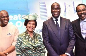 Role As Catalysts for Africa’s Economic Growth: AFC, Industry Leaders Hail Dangote Investments L-R: Chief Economist, Dangote Industries Limited, Dr. Hassan Mahmud; Lady Maiden Alex-Ibru; Chairman of Occasion/ Special Guest of Honour, Samaila Zubairu; Key Note Speaker Session 1, Bismarck Rewane; During THE REAL DEAL: AFRICA'S GREATEST INVESTMENT OPPORTUNITY, Sponsor by Dangote Industry Limited in Lagos on Thursday 3, September 2026...