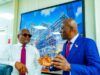 Sanwo-Olu Storms Dangote Refinery, Says The Project Is Proof Of Africa’s Capability Aliko Dangote, left, with Governor Babajide Sanwo-Olu...