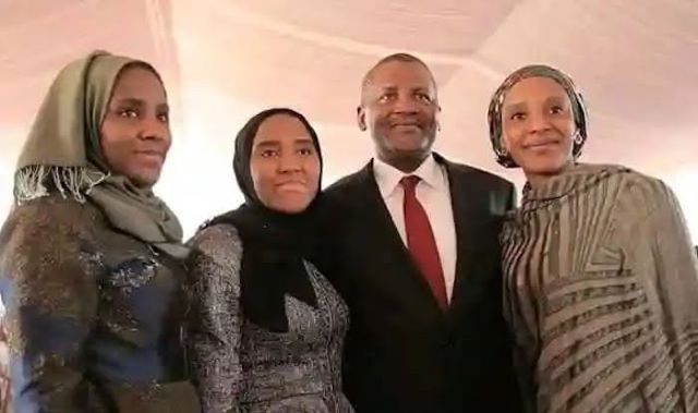 Dangote and daughters (2) Alhaji Aliko Dangote and his iconic daughters...