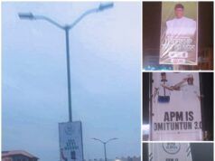 Fizzie Republic Raises Copyright Concerns Over Portrait Pole Post Campaign Displays Board In Ibadan