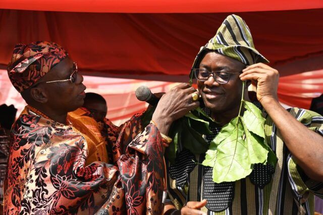 Makinde with Eleruwa