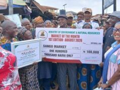 Oyo Govt. Rewards Environmental Compliance As Sango-Oju Irin Wins Market Of The Month