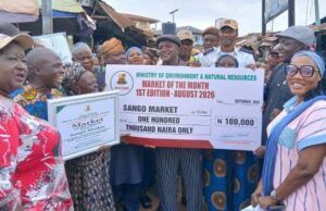 Oyo Govt. Rewards Environmental Compliance As Sango-Oju Irin Wins Market Of The Month
