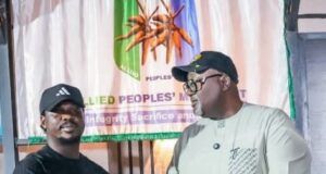 Fakorede Joins APM’s Odidiomo Campaign Organisation Ahead Of Oyo South Senatorial Contest Seun Fakoreke, left, with Hon. Adedeji Dhikrullahi Olajide Odidiomo...