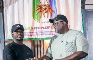 Fakorede Joins APM’s Odidiomo Campaign Organisation Ahead Of Oyo South Senatorial Contest Seun Fakoreke, left, with Hon. Adedeji Dhikrullahi Olajide Odidiomo...