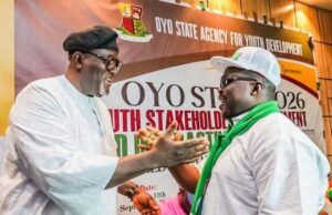 IT: Why Governments Should Build Stronger Partnership With Youths – Odidiomo Hon. Adedeji Dhikrullahi Olajide Odidiomo, left, at the event...